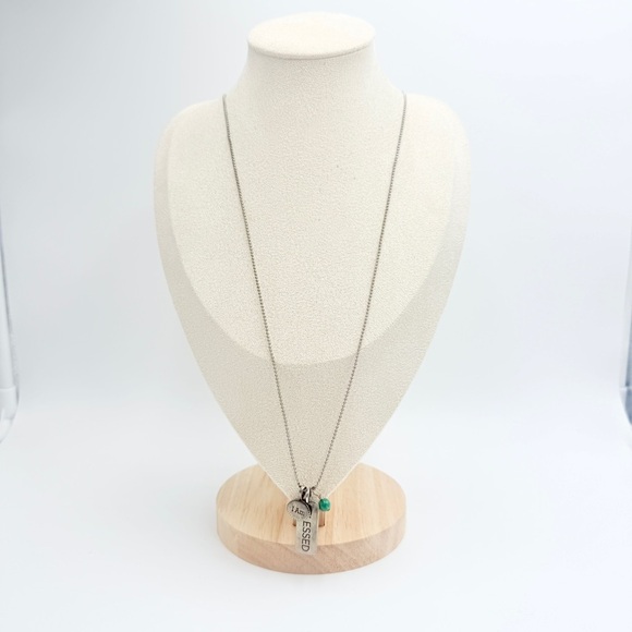 Origami Owl " I Am" " Blessed" and a Charm Necklace - Picture 3 of 10